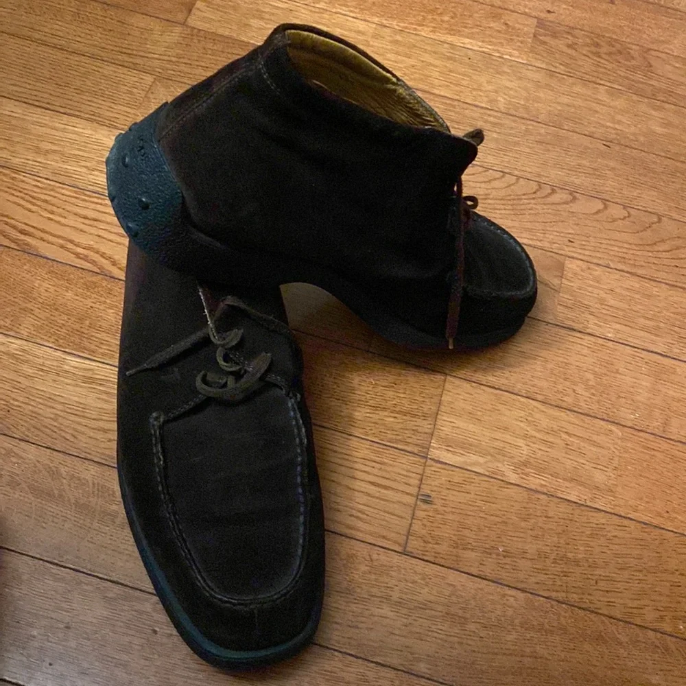 TODS 3-Eyelets Lace-Up Ankle / Chukka Boots